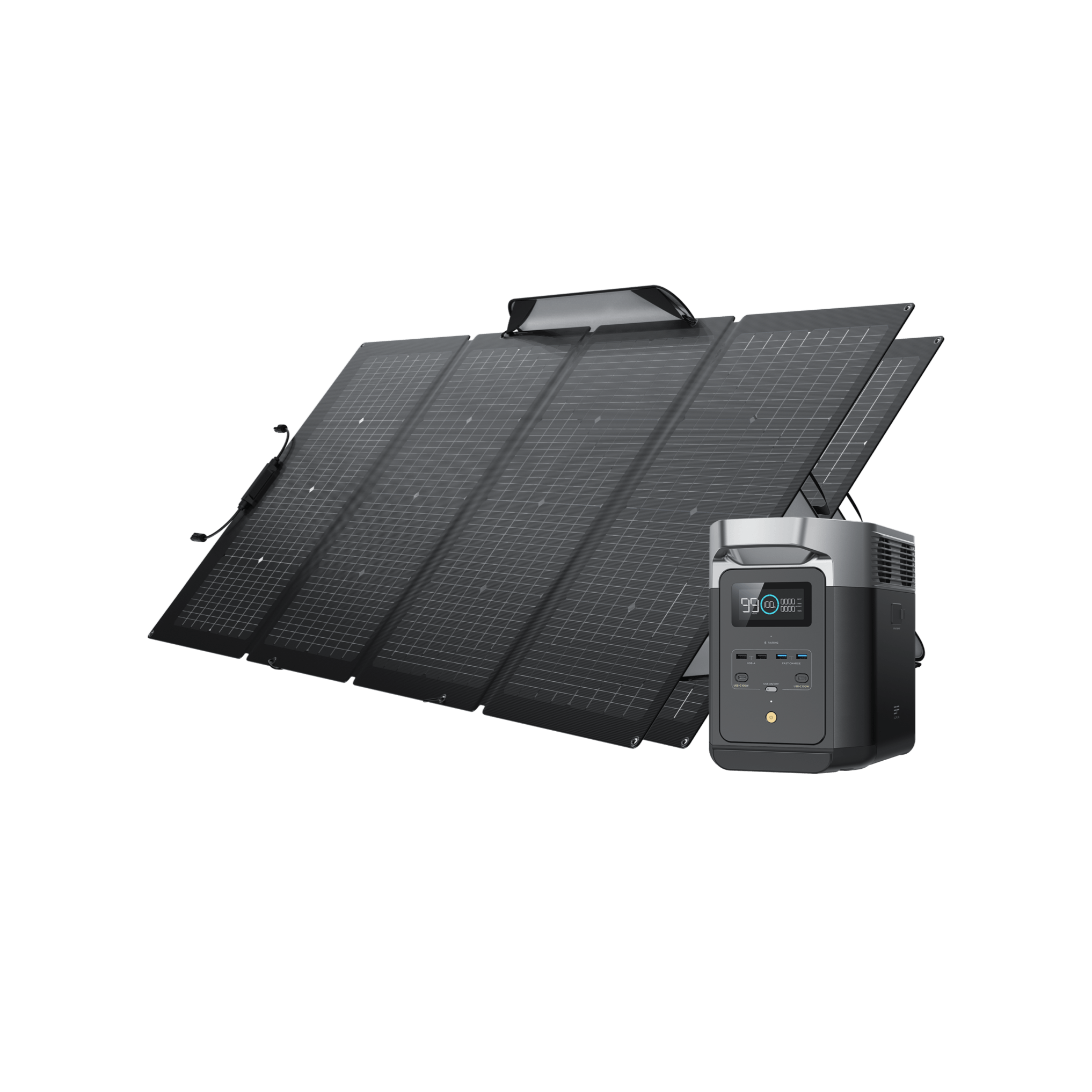 Generador solar EcoFlow DELTA 2 (FV 220 W) Portable Power EcoFlow 1*220 W + DELTA 2  