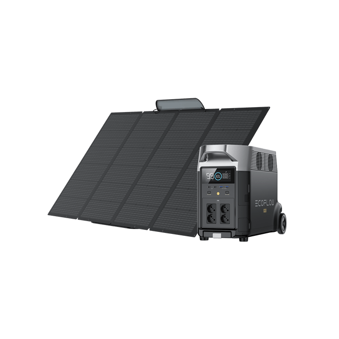 Generador solar EcoFlow DELTA Pro (FV 400 W portátil) Bundles EcoFlow 1*400 W + DELTA Pro  