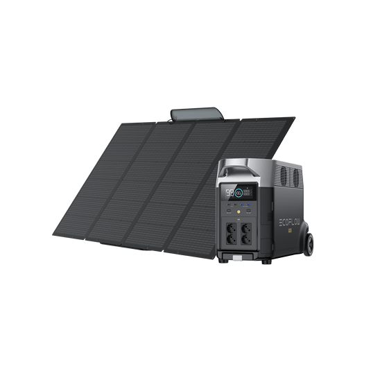 Generador solar EcoFlow DELTA Pro (PV400W portátil) Bundles EcoFlow 1*400 W + DELTA Pro  