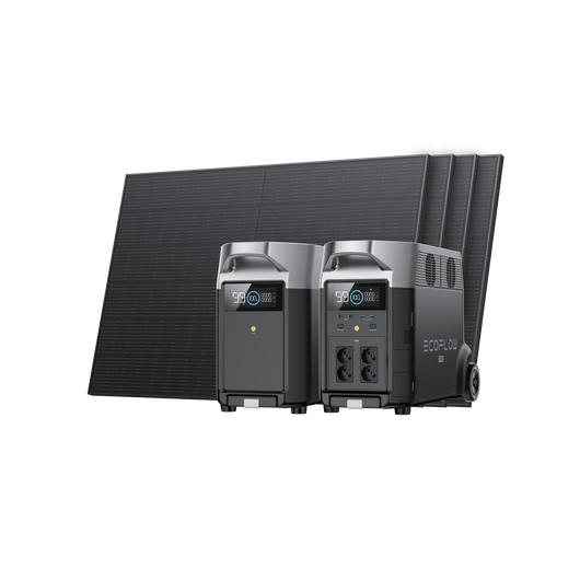 Generador solar EcoFlow DELTA Pro (FV 400 W rígido)  EcoFlow Europe 4 With Extra Battery 
