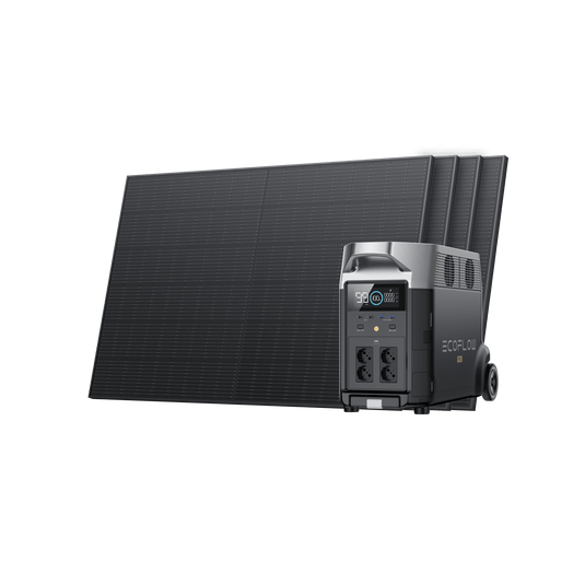 Generador solar EcoFlow DELTA Pro (PV400W rígido)  EcoFlow Europe 4 Without Extra Battery 