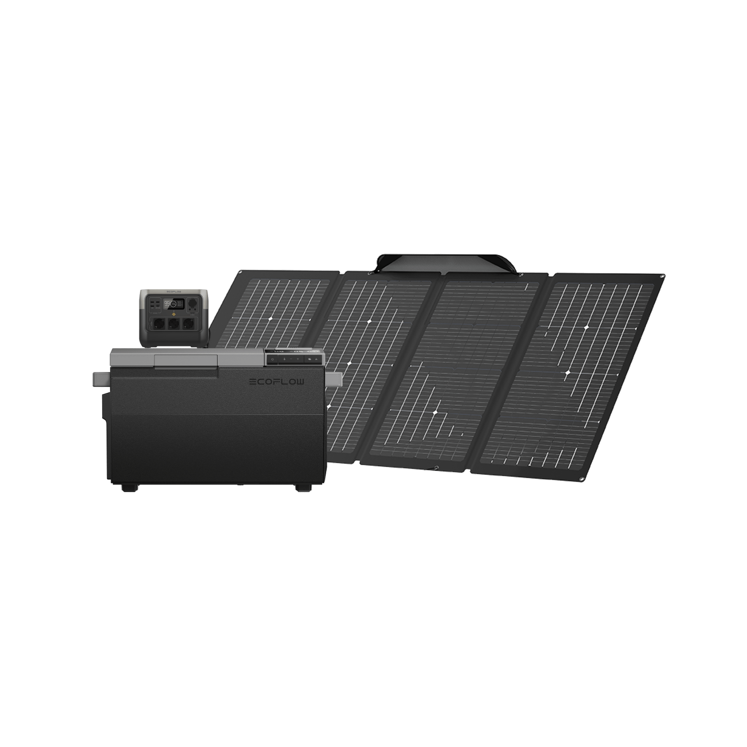 EcoFlow GLACIER + EcoFlow RIVER 2 Pro  EcoFlow Europe GLACIER + RIVER 2 Pro + Panel Solar Portátil Bifacial de 220W  